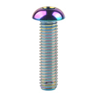 Wanyifa Titanium Bolt M8x15 20 25 30 35mm Button Hex Allen Key Head Screw for Motor Bike Disc Brake
