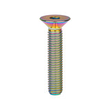 Wanyifa Titanium Bolt M8x15 20 25 30 35 40 45 50 60 65mm Flat Countersunk Hex Head Screw for Bicycle Motorcycle