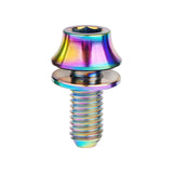 Wanyifa Titanium Bolt M5x12mm Hex Head with No-shedding Washer Screw for Bike Bottle Holder Bicycle Water Bottle Cage