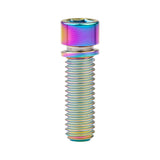 Wanyifa Titanium Bolt M7x20 25mm Socked Cap Hex Head With Washer Screw for Bicycle Handlebar Stem