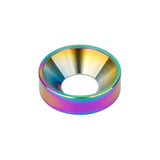 Wanyifa Titanium Washer M3 M4 M5 M6 M8 Countersunk Washers for DIN7991 Countersunk Screw Bolt Decorative Gaskets Modifications