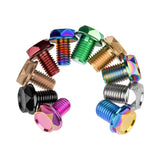 Wanyifa Titanium Bolt M8/M10x13mm Motorcycle Rearview Mirror Hole Plug Screw Motorcycle Accessories Pitch 1.25mm