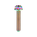 Wanyifa Titanium Bolt M4x10 15 20 25 30mm Flange Torx Head with 'W' Logo Screw Ti Fasteners for Bike Motorcycle Car