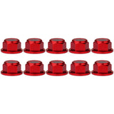 Wanyifa 10pcs Aluminum Nuts M2 M3 M4 M5 M6 M8 Anodized Colourful Flange Hexagon Head Nylon Lock Nut Serrated Lock Spinlock Nuts