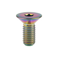 Wanyifa Titanium Bolt M5x10 12 15 20 25 30 35mm DIN7991 Flat Countersunk Hex Head Screw Ti Fixing Fasteners