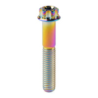 Wanyifa Titanium Bolt M8x20 25 30 35 40 45 50 55mm Flange Torx T40 Head Screw for Motorcycle Bike Car