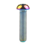 Wanyifa Titanium Bolt M6x12 16 20 25 30mm Button Hex Allen Head Screws for Motorcycle Car Aeromodelling Refit