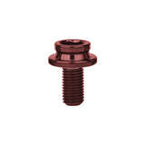 Wanyifa Titanium Bolt M8x15mm Crank Cap Bottom Bracket Axle Screw Bike Center Shaft Crankset Cover Square Hole Fixing Bolts Pitch 1.0mm