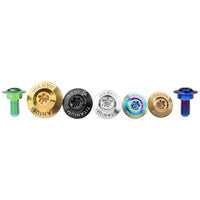 Wanyifa Titanium Bolt M5/M6x11 12 13mm Disc-Shaped Torx Head Step Screw for Locomotive Motorcycle Shell Modification
