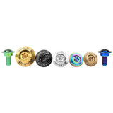 Wanyifa Titanium Bolt M5/M6x11 12 13mm Disc-Shaped Torx Head Step Screw for Locomotive Motorcycle Shell Modification
