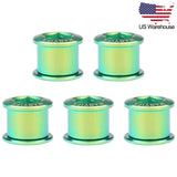 Wanyifa 5pcs Titanium Bolts M8 Road Mountain Bike Crankset Double Chainwheel Bolt Bicycle Dental Plate Chainring Screws US Stock