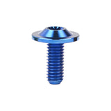 Wanyifa Titanium Bolt M6x10 15 20mm Butterfly Torx T30 Thin Head Screw for Bicycle Motorcycle Fastener