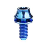 Wanyifa Titanium Bolt M5x12mm Hex Head with No-shedding Washer Screw for Bike Bottle Holder Bicycle Water Bottle Cage