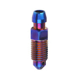 Wanyifa Titanium Bolt M6 M8 M10 Pitch 1.0/1.25mm Motorcycle Brake Caliper Oil Drain Deflation Air Bleed Nipple Screw for Brembo Ducati BMW KTM Aprilia Subaru Caliper