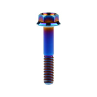 Wanyifa Titanium Bolt M8x15 20 25 30 35 40 45 50 55mm DIN6921 Flange Hex Head Screw for Cycling Motorcycle