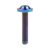 Wanyifa Titanium Bolt M5x10 12 15 20 25 30 35mm Disc-Shaped Torx T25 Head Screw for Motocycle Bicycle Disc Brake
