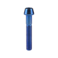 Wanyifa Titanium Bolt M6x10 16 18 20 25 30 35 40 45 50 55 60 65mm DIN912 Taper Hex Allen Head Screw for Bicycle