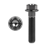 Wanyifa Titanium Bolt M7x10 15 20 25 30 35 40 45 50mm Flange Hex Allen Head Screw for Bicycle Motorcycle