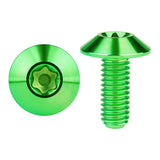 Wanyifa Titanium Bolt M4/M5/M6x10 12 15 20 25 30 35mm Umbrella Torx Head Screw for Bike Motorcycle Disc Brake Ti Fasteners