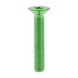Wanyifa Titanium Bolt M6x10 15 20 25 30 35 40 45mm DIN7991 Flat Countersunk Hex Head Screw for Bicycle Accessories