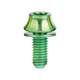 Wanyifa Titanium Bolt M5x12mm Hex Head with No-shedding Washer Screw for Bike Bottle Holder Bicycle Water Bottle Cage