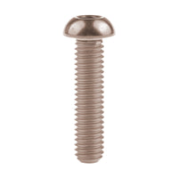 Wanyifa Titanium Bolt M6x12 16 20 25 30mm Button Hex Allen Head Screws for Motorcycle Car Aeromodelling Refit