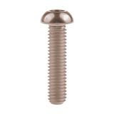 Wanyifa Titanium Bolt M6x12 16 20 25 30mm Button Hex Allen Head Screws for Motorcycle Car Aeromodelling Refit