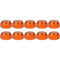 Wanyifa 10pcs Aluminum Nut M2 M3 M4 M5 M6 M8 Anodized Colourful Insert Nylon Lock Hexagon Nuts