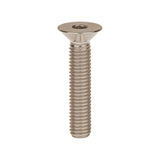Wanyifa Titanium Bolt M8x15 20 25 30 35 40 45 50 60 65mm Flat Countersunk Hex Head Screw for Bicycle Motorcycle