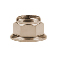 Wanyifa Titanium Nut M6 M8 M10 M12 Flange Metal Lock Nuts for Bicycle Motorcycle Car Fastener