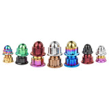Wanyifa Titanium Nut M6 M8 M10 Dome Cap External 12-Point Acorn Nuts for Motorcycle Car Exhaust Pipe