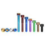 Wanyifa Titanium Bolt M6x10 15 16 18 20 25 30 35 40 45 50 55 60 65mm DIN912 Cap Hex Allen Head Screw for Mountain Road Bike