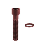Wanyifa Titanium M7X32mm1.0mmピッチアレン六角穴付きボルトねじワッシャー付き