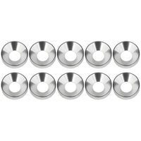Wanyifa 10pcs Aluminum Alloy Countersunk Washers M2 M2.5 M3 M3.5 M4 M5 M6 M8 M10 Anodized Colourful Countersunk Head Bolt Washer Gaskets