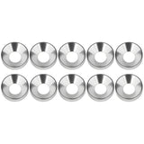 Wanyifa 10pcs Aluminum Alloy Countersunk Washers M2 M2.5 M3 M3.5 M4 M5 M6 M8 M10 Anodized Colourful Countersunk Head Bolt Washer Gaskets