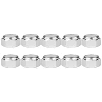 Wanyifa 10pcs Aluminum Nut M2 M3 M4 M5 M6 M8 Anodized Colourful Insert Nylon Lock Hexagon Nuts