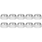 Wanyifa 10pcs Aluminum Nut M2 M3 M4 M5 M6 M8 Anodized Colourful Insert Nylon Lock Hexagon Nuts