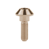 Wanyifa Titanium Bolt M6x20 25mm Taper Ball Conical Hex Head Screw for Bicycle Motorcycle Yamaha Disc Brake