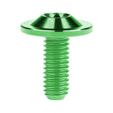 Wanyifa Titanium Bolt M6x10 15 20mm Disc-Shaped Torx T30 Thin Head Screw for Bicycle Motorcycle Fastener