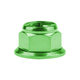 Wanyifa Titanium Nut M6 M8 M10 M12 Flange Metal Lock Nuts for Bicycle Motorcycle Car Fastener