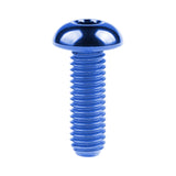Wanyifa Titanium Bolt M5x8 10 12 15 18 20 25 30mm Button Hex Allen Head Screw for Bicycle Ti Fasteners