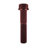 Wanyifa Titanium Bolt M8x15 20 25 30 35 40 45 50 55mm Flange with Drilled Holes Hex Head Screw for Motorcycle Brake Calipers