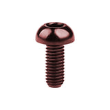 Wanyifa Titanium Bolt M5x12mm Button Hex Head Screw for Bicycle Disc Brake Rotor Water Bottle Cage