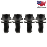 Wanyifa 4pcs M5x12mm Hex Head with No-shedding Washer Screws for Bicycle Water Bottle Cage US Stock