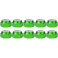 Wanyifa 10pcs Aluminum Nut M2 M3 M4 M5 M6 M8 Anodized Colourful Insert Nylon Lock Hexagon Nuts
