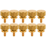 Wanyifa 10pcs Aluminum Alloy Thumb Screws M3 M4 6#32 8#32 Anodized Colorful Computer Case Side Panel Hard Disk Hand-Tighten Screw