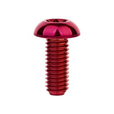 Wanyifa Titanium Bolt M5x10 12mm Button Torx T25 Head Screw for Bicycle Disc Brake Rotor Bike Water Bottle Cage Screws