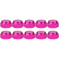 Wanyifa 10pcs Aluminum Nut M2 M3 M4 M5 M6 M8 Anodized Colourful Insert Nylon Lock Hexagon Nuts