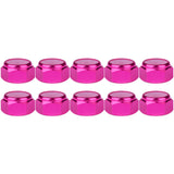 Wanyifa 10pcs Aluminum Nut M2 M3 M4 M5 M6 M8 Anodized Colourful Insert Nylon Lock Hexagon Nuts