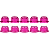 Wanyifa 10pcs Aluminum Nuts M2 M3 M4 M5 M6 M8 Anodized Colourful Flange Hexagon Head Nylon Lock Nut Serrated Lock Spinlock Nuts
